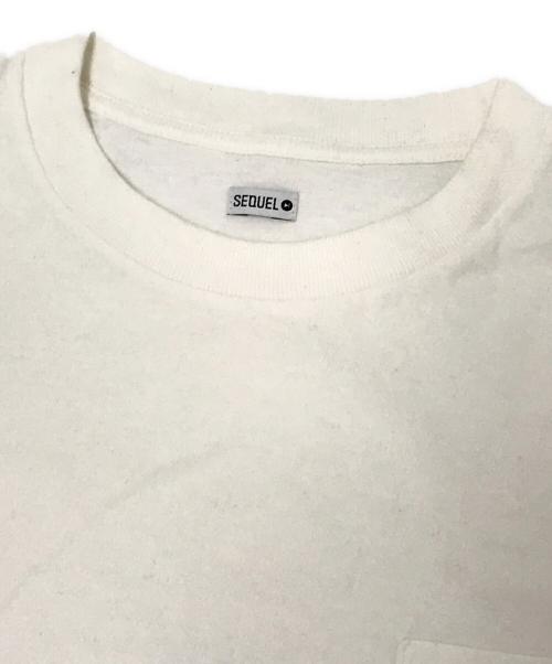 SEQUEL（シークエル）SEQUEL (シークエル) 刺繍ロゴTシャツ ホワイト サイズ:Lの古着・服飾アイテム