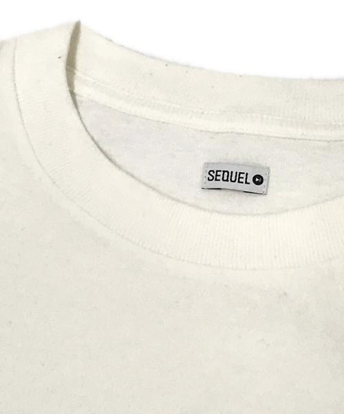 SEQUEL（シークエル）SEQUEL (シークエル) 刺繍ロゴTシャツ ホワイト サイズ:Lの古着・服飾アイテム