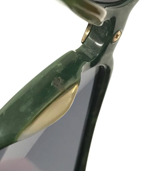 Karl Lagerfeld（カール ラガーフェルド）Karl Lagerfeld (カール ラガーフェルド) サングラス グリーン サイズ:58□15の古着・服飾アイテム