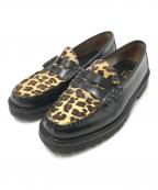 G.H.BASS&CO.ジー・エイチ・バス・コー）の古着「BLACK&LEOPARD RUG SOLE」｜ブラック