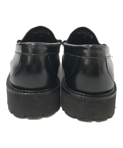 G.H.BASS&CO.（ジー・エイチ・バス・コー）G.H.BASS&CO. (ジー・エイチ・バス・コー) BLACK&LEOPARD RUG SOLE ブラック サイズ: 7 1/2の古着・服飾アイテム