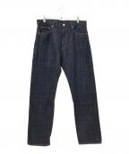 GOODENOUGHグッドイナフ）の古着「ライトオンスジップフライデニムパンツ」｜インディゴ