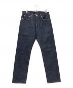 GOODENOUGH×MORE ABOUT LESSグッドイナフ×モアアバウトレス）の古着「セルビッチデニムパンツ」｜インディゴ