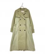 RAY BEAMSレイ ビームス）の古着「イソザイ キリカエ トレンチコート」｜オリーブ