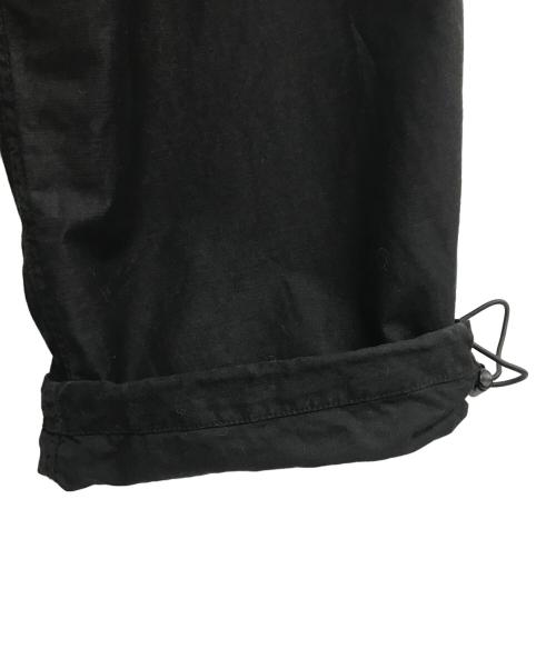 JOURNAL STANDARD（ジャーナルスタンダード）JOURNAL STANDARD (ジャーナル スタンダード) 綿麻ベルテッド キャノンベイカーパンツ ブラック サイズ:Lの古着・服飾アイテム