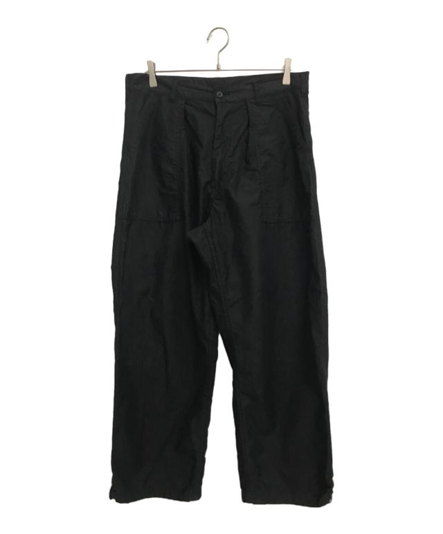 Journal Standard, JOURNAL STANDARD 綿麻ベルテッド キャノンベイカーパンツ ブラック