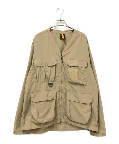Jack Wolfskin（ジャック ウルフスキン）Jack Wolfskin (ジャック ウルフスキン) ナイロンジャケット ベージュ サイズ:XLの古着・服飾アイテム