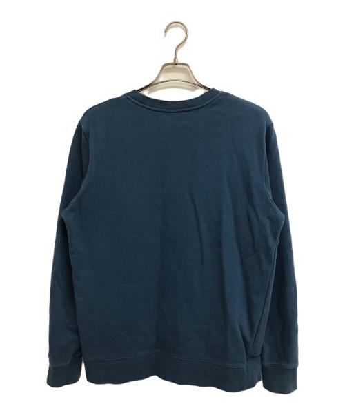 A.P.C.（アーペーセー）A.P.C. (アーペーセー) ロゴスウェット ブルー サイズ:Lの古着・服飾アイテム