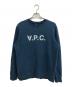 A.P.C.（アーペーセー）の古着「ロゴスウェット」｜ブルー