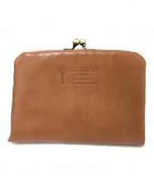 CLEDRAN（クレドラン）の古着「がま口レザーウォレット」｜ブラウン