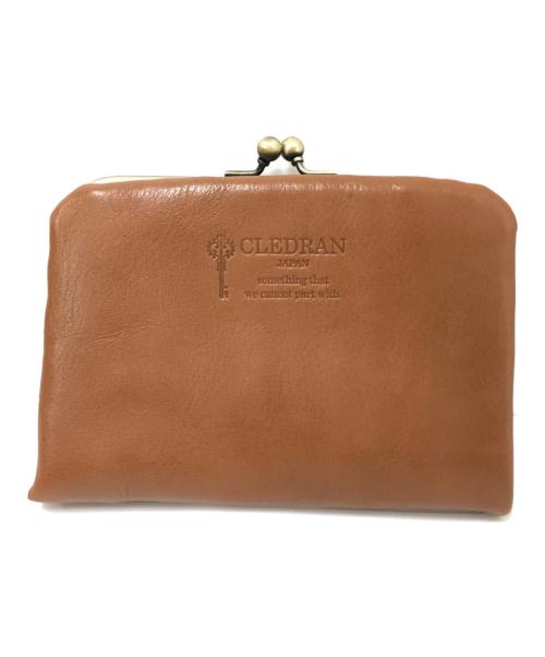 CLEDRAN（クレドラン）CLEDRAN (クレドラン) がま口レザーウォレット ブラウン サイズ:下記参照の古着・服飾アイテム
