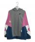 NIKE（ナイキ）の古着「ICON CLASH PULLOVER HOODISE」｜グレー×ピンク
