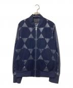 DIESEL Black Goldディーゼル ブラック ゴールド）の古着「切替ジャケット」｜ネイビー
