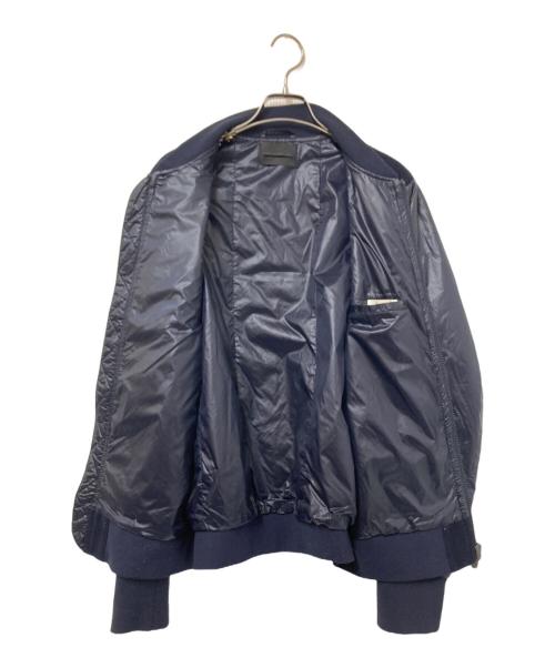 DIESEL Black Gold（ディーゼル ブラック ゴールド）DIESEL Black Gold (ディーゼル ブラック ゴールド) 切替ジャケット ネイビー サイズ:44の古着・服飾アイテム