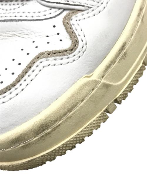 AUTRY（オートリ―）AUTRY (オートリ―) サイドロゴローカットスニーカー ホワイト×ブルー サイズ:37の古着・服飾アイテム