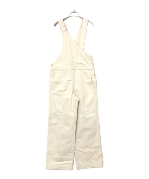CURRENTAGE（カレンテージ）CURRENTAGE (カレンテージ) ワイドデニムサロペット アイボリー サイズ:1の古着・服飾アイテム