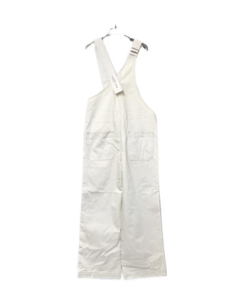 CURRENTAGE（カレンテージ）CURRENTAGE (カレンテージ) ワイドデニムサロペット アイボリー サイズ:1の古着・服飾アイテム