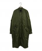 DOUBLE STANDARDダブルスタンダード）の古着「ミリタリーコート」｜オリーブ