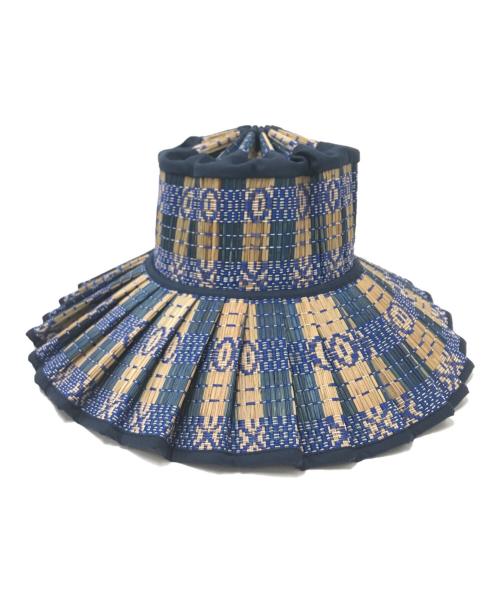 Lorna Murray（ローナマーレイ）Lorna Murray (ローナマーレイ) カプリハット ブルー サイズ:Mの古着・服飾アイテム