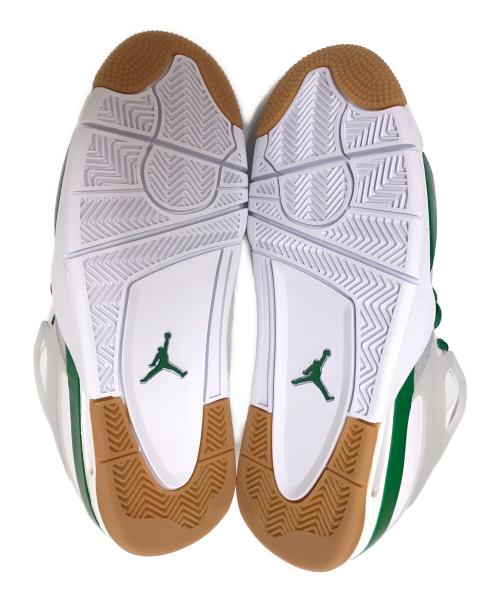 NIKE（ナイキ）NIKE (ナイキ) AIR JORDAN 4 RM ホワイト×グリーン サイズ:26.5㎝の古着・服飾アイテム