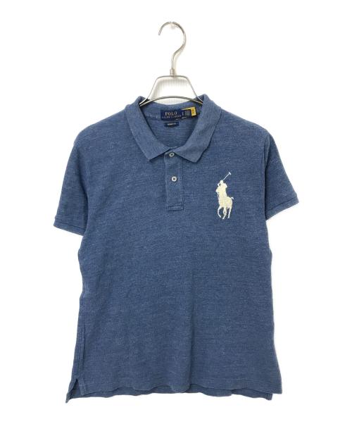 POLO RALPH LAUREN（ポロ・ラルフローレン）POLO RALPH LAUREN (ポロ・ラルフローレン) ポロシャツ ブルー サイズ:Lの古着・服飾アイテム