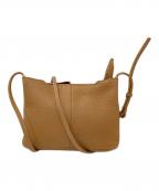 ECCOエコー）の古着「レザーショルダーバッグ」｜ベージュ