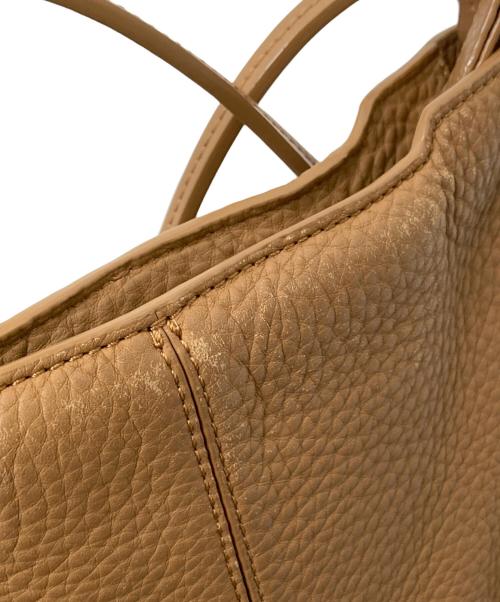 ECCO（エコー）ECCO (エコー) レザーショルダーバッグ ベージュ サイズ:下記参照の古着・服飾アイテム