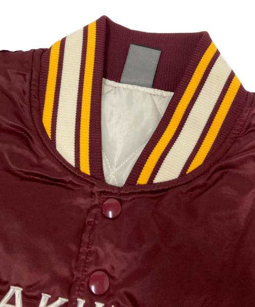 Majestic（マジェスティック）Majestic (マジェスティック) スタジャン ボルドー サイズ:Lの古着・服飾アイテム