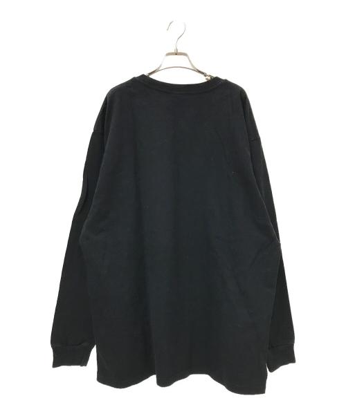 GUESS JEANS（ゲス ジーンズ）GUESS JEANS (ゲス ジーンズ) ロングスリーブプリントカットソー ブラック サイズ:XLの古着・服飾アイテム