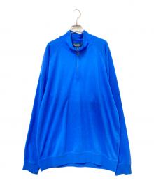 BROOKS BROTHERS（ブルックスブラザーズ）の古着「ハーフジップスウェット」｜ブルー