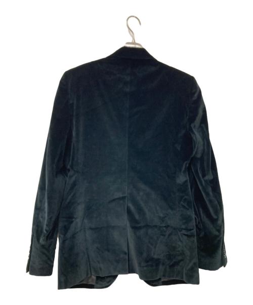 DOLCE & GABBANA（ドルチェ＆ガッバーナ）DOLCE & GABBANA (ドルチェ＆ガッバーナ) ベロアジャケット ブラック サイズ:下記参照の古着・服飾アイテム