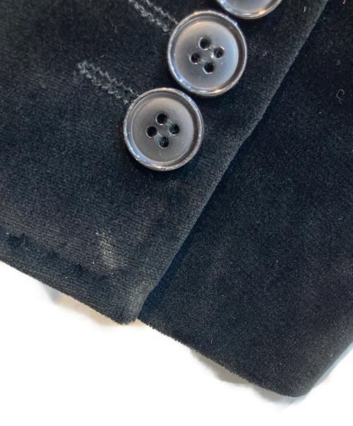 DOLCE & GABBANA（ドルチェ＆ガッバーナ）DOLCE & GABBANA (ドルチェ＆ガッバーナ) ベロアジャケット ブラック サイズ:下記参照の古着・服飾アイテム