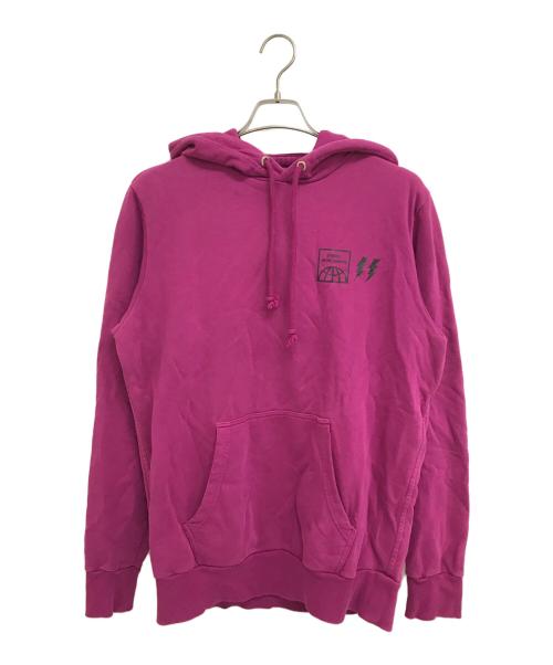 DIESEL（ディーゼル）DIESEL (ディーゼル) パーカー ショッキングピンク サイズ:Sの古着・服飾アイテム