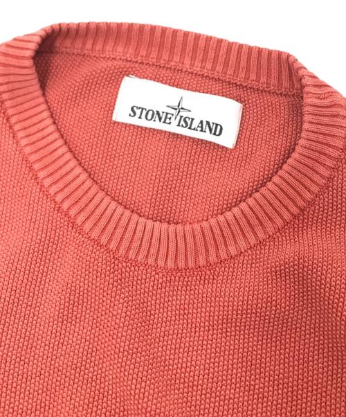 STONE ISLAND（ストーンアイランド）STONE ISLAND (ストーンアイランド) カットソー レッド サイズ:Mの古着・服飾アイテム