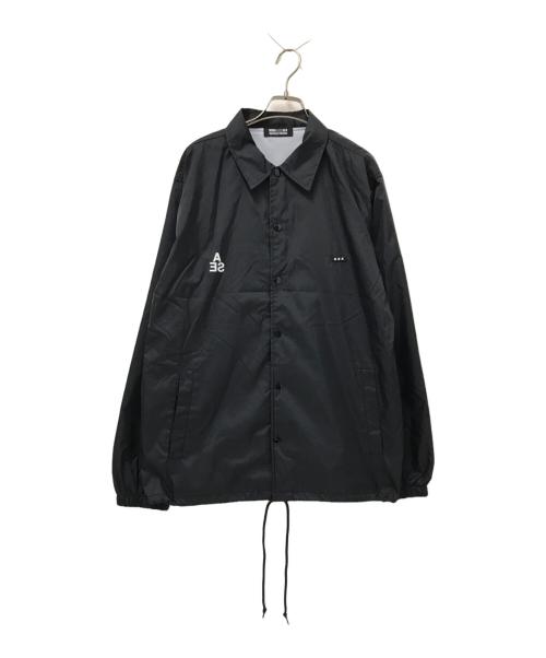 GOD SELECTION XXX（ゴッド セレクション トリプルエックス）GOD SELECTION XXX (ゴッドセレクショントリプルエックス) WIND AND SEA (ウィンダンシー) コーチジャケット ブラック サイズ:Mの古着・服飾アイテム