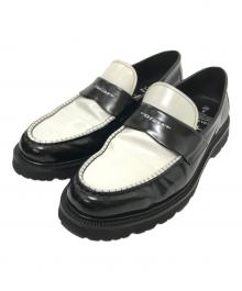 COLE HAAN×FRAGMENT DESIGN（コールハーン×フラグメントデザイン）の古着「アメリカンクラシックス ペニーローファー」｜ホワイト×ブラック