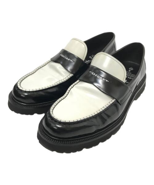 COLE HAAN（コールハーン）COLE HAAN (コールハーン) FRAGMENT DESIGN (フラグメントデザイン) アメリカンクラシックス ペニーローファー ホワイト×ブラック サイズ:9 1/2 Mの古着・服飾アイテム