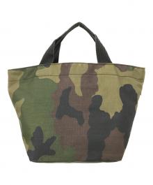 Herve Chapelier（エルベシャプリエ）の古着「ハンドバッグ」｜オリーブ