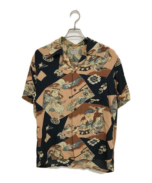 Sun Surf SPECIAL EDITION（サンサーフ・スペシャルエディション）Sun Surf SPECIAL EDITION (サンサーフ・スペシャルエディション) JAPAN OLDEN TALES ブラック×ブラウン サイズ:Sの古着・服飾アイテム