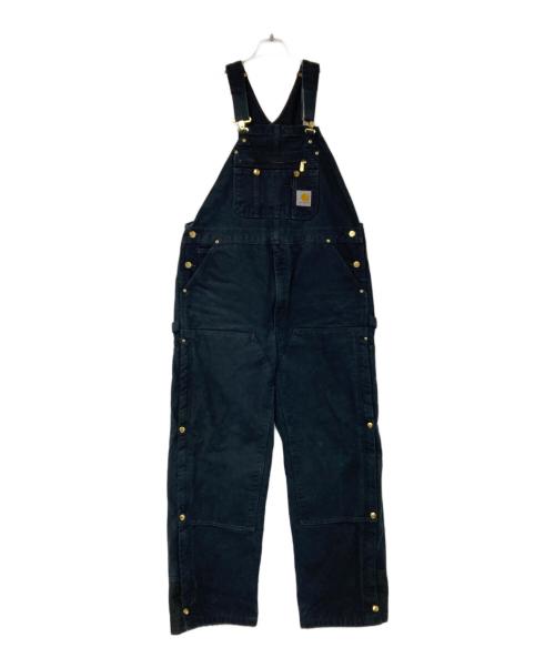 CarHartt（カーハート）CarHartt (カーハート) ダックペインターオーバーオール ブラック サイズ:40×32の古着・服飾アイテム