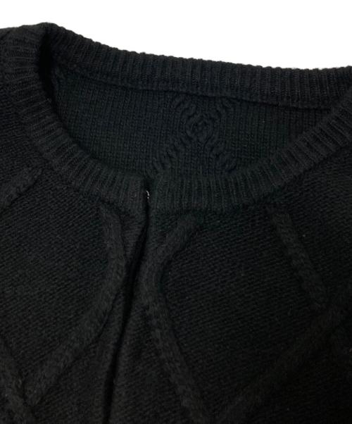 Ameri（アメリ）Ameri (アメリ) FLOWER EMBROIDERY CARDIGAN ブラック サイズ:Mの古着・服飾アイテム