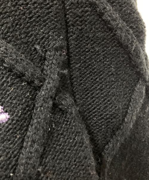 Ameri（アメリ）Ameri (アメリ) FLOWER EMBROIDERY CARDIGAN ブラック サイズ:Mの古着・服飾アイテム