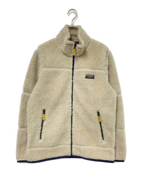 L.L.Bean（エルエルビーン）L.L.Bean (エルエルビーン) フリースジャケット ベージュ サイズ:SMの古着・服飾アイテム