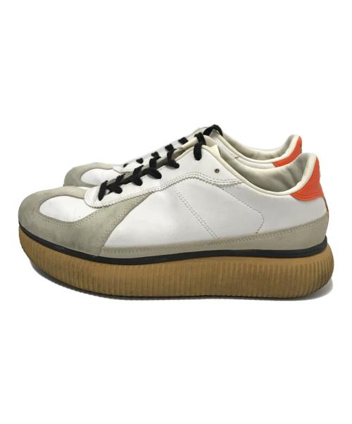 Onitsuka Tiger（オニツカタイガー）Onitsuka Tiger (オニツカタイガー) ローカットスニーカー ホワイト×アイボリー サイズ:27.0cmの古着・服飾アイテム