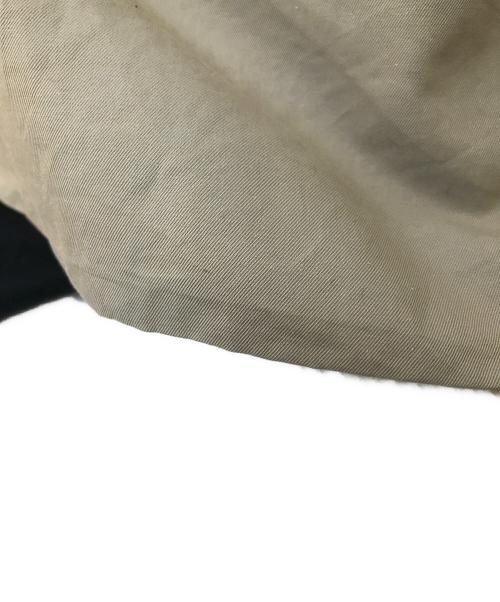 Maison MIHARA YASUHIRO（メゾン ミハラ ヤスヒロ）Maison MIHARA YASUHIRO (メゾン ミハラ ヤスヒロ) W-Sleeve Docking Coat ブラック×ベージュ サイズ:46の古着・服飾アイテム