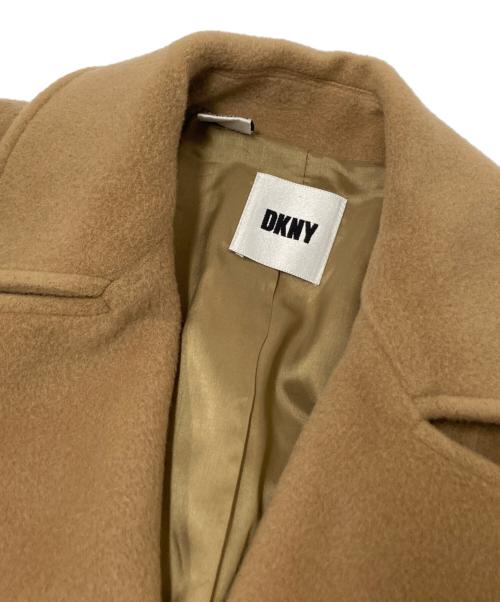 DKNY（ダナキャランニューヨーク）DKNY (ダナキャランニューヨーク) ウールロングコート ベージュ サイズ:下記参照の古着・服飾アイテム