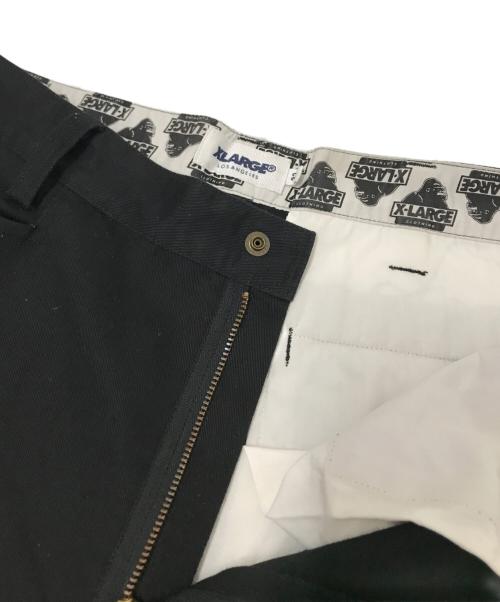 X-LARGE（エクストララージ）X-LARGE (エクストララージ) ワークパンツ ブラック サイズ:W32の古着・服飾アイテム