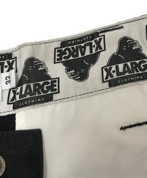 X-LARGE（エクストララージ）X-LARGE (エクストララージ) ワークパンツ ブラック サイズ:W32の古着・服飾アイテム