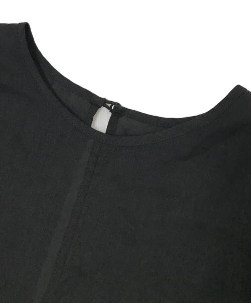 Spick and Span（スピックアンドスパン）Spick and Span (スピックアンドスパン) ボリュームスリーブラミーブラウス ブラック サイズ:Fの古着・服飾アイテム