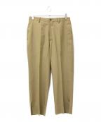 AURALEEオーラリー）の古着「シルク混ウールパンツ」｜ベージュ